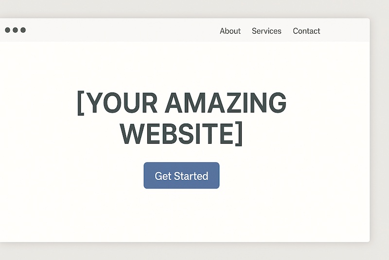 Your Next Amaing Website website screenshot